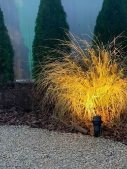 Светильник грунтовый для подсветки деревьев / Прожектор уличный на колышке