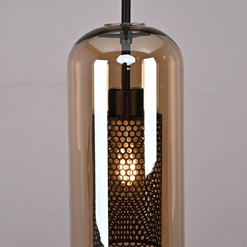 Подвесной Светильник Catch Amber Cylinder S D15 By Imperiumloft