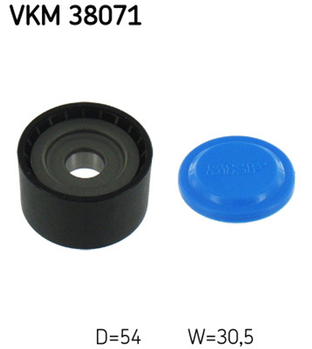 SKF - VKM38071-SKF - Deflection/Guide Pulley, V-ribbed belt