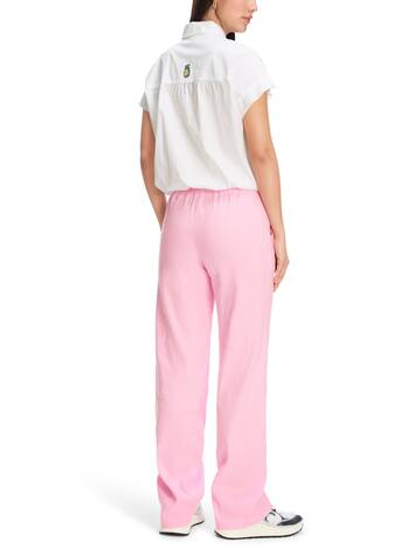 Marc Cain Брюки на резинке с добавлением льна