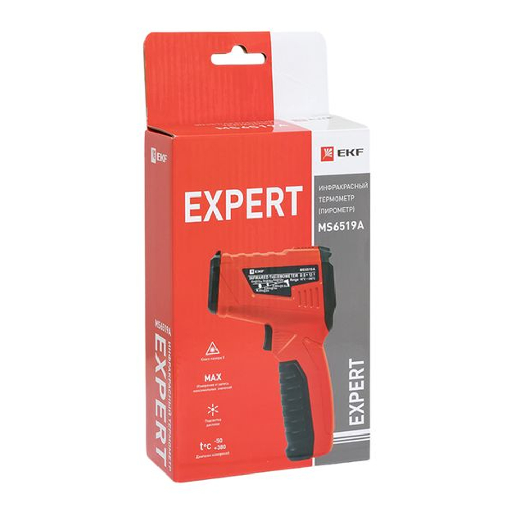 Инфракрасный термометр(пирометр) MS6519A EKF Expert (30.00 шт.)