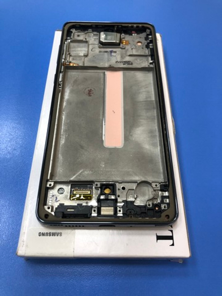 Samsung A736 Galaxy A73 5G Дисплей в сборе с тачскрином и рамкой, чёрный, Оригинал