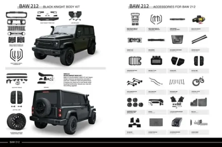 Силовой обвес для BAW 212 T01 2024+ БАВ защитный обвес