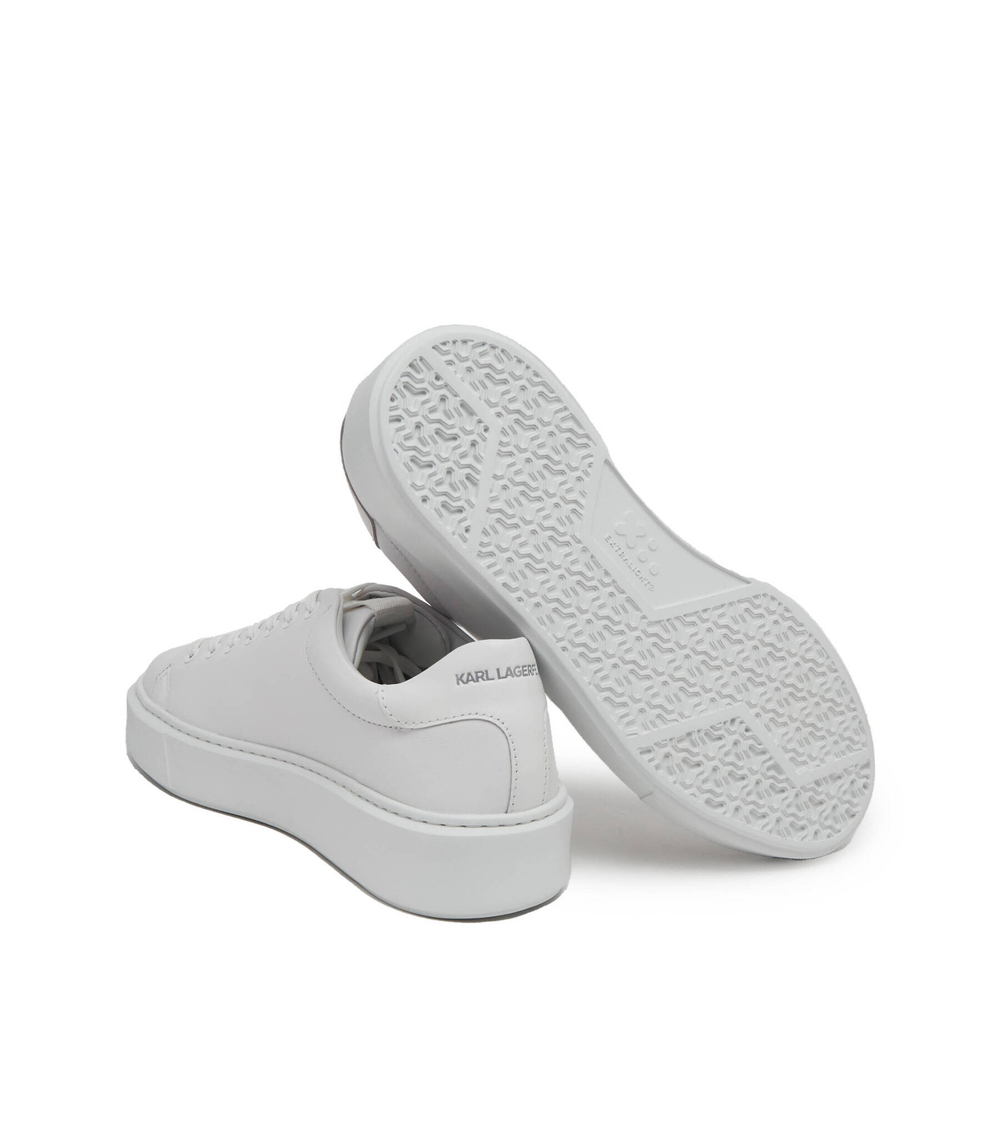 Кожаные кроссовки maxi kup monogram injekt lo Karl Lagerfeld - белый(KL52215)