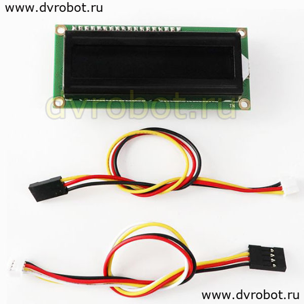 Экран LCD 1602 I2C - RGB шрифт