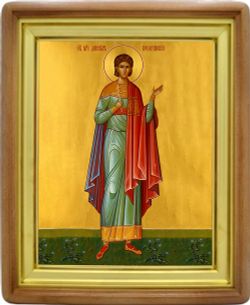 Даниил Египтянин, Кесарийский (Палестинский) мученик. Икона на холсте.