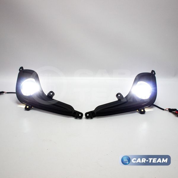Противотуманные фары (ПТФ) Hyundai Solaris (с 2010-2014 г.в) "Sal-Man" (арт. 01604)