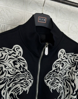 Кофта на молнии Plein Tigers Crystall премиум