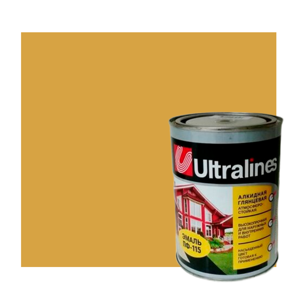 Эмаль ПФ-115 "ULTRA LINES" БЕЖЕВАЯ 0,8кг