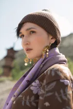 Шапка Idel Flora коричневая