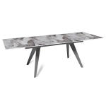 Стол раскладной Rhein (140+40+40), керамика глянцевая Pandora