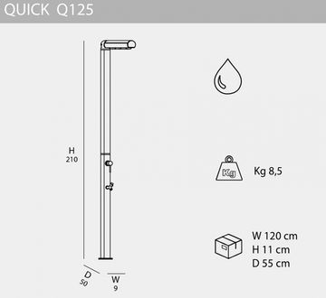 Душ уличный Quick Q125