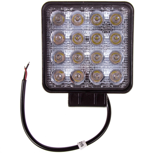 Фара дневного света 12/24 В 48 Вт 16 LED 6000K дальний свет 107х107х50мм Skyway