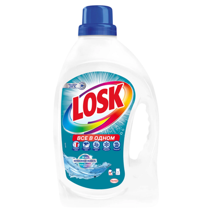 Гель для стирки Losk Интенсивная свежесть 2,145 л