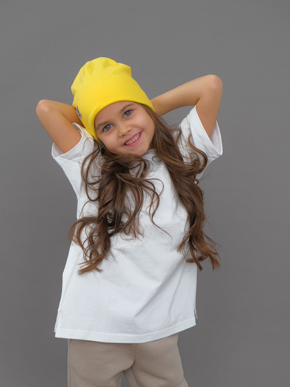 Шапка трикотажная РИО(Желтый)