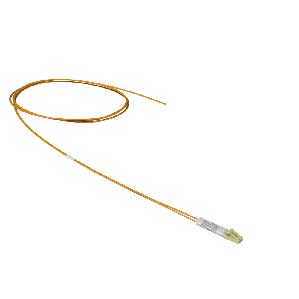 Пигтейл оптический Duplex flexible boot LC/UPC - 50/125 (OM2),1,5 м