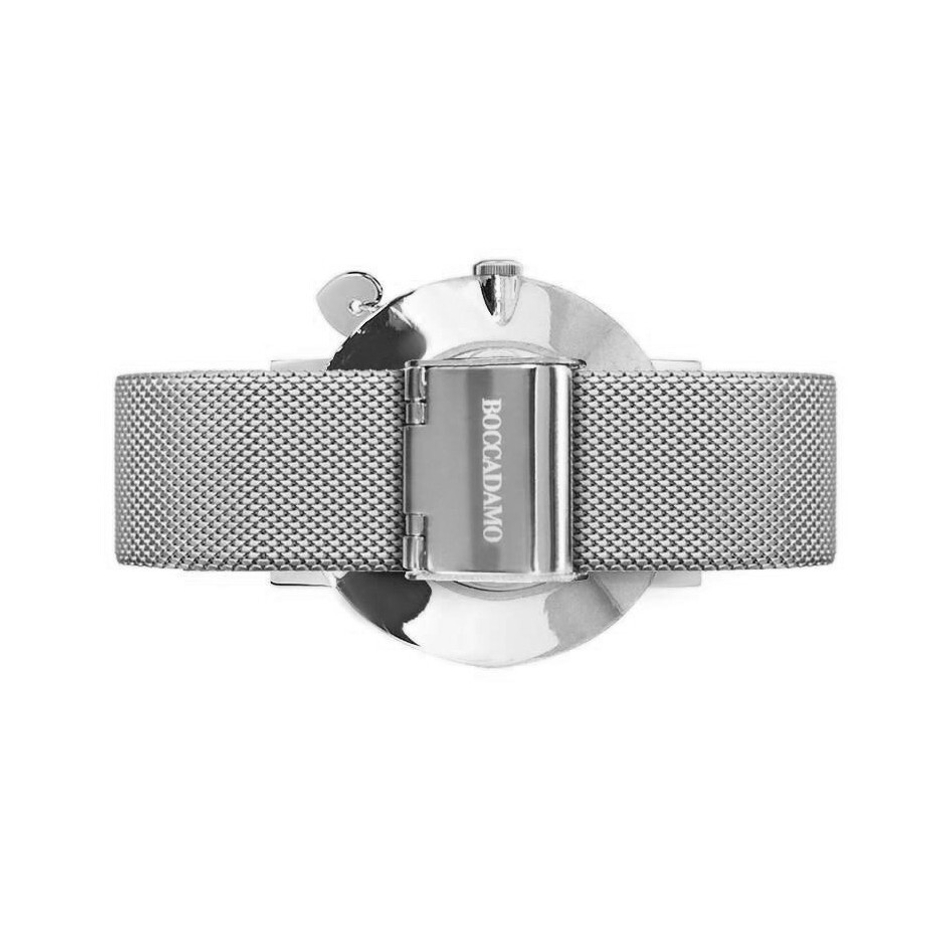 Часы Boccadamo Mya33 Silver White MX009 BW/S с минеральным стеклом, кристаллами Swarovski
