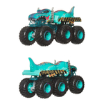 Монстр-трак Hot Wheels Акулы против Динозавров 1:64 | Hot Wheels Monster Trucks Sharks vs Dinosaurs | Jgd68 3+