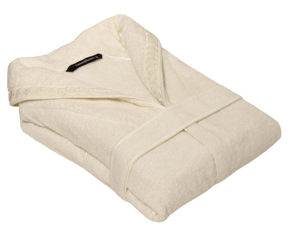 Халат махровый Cesare Paciotti Majestic молочный