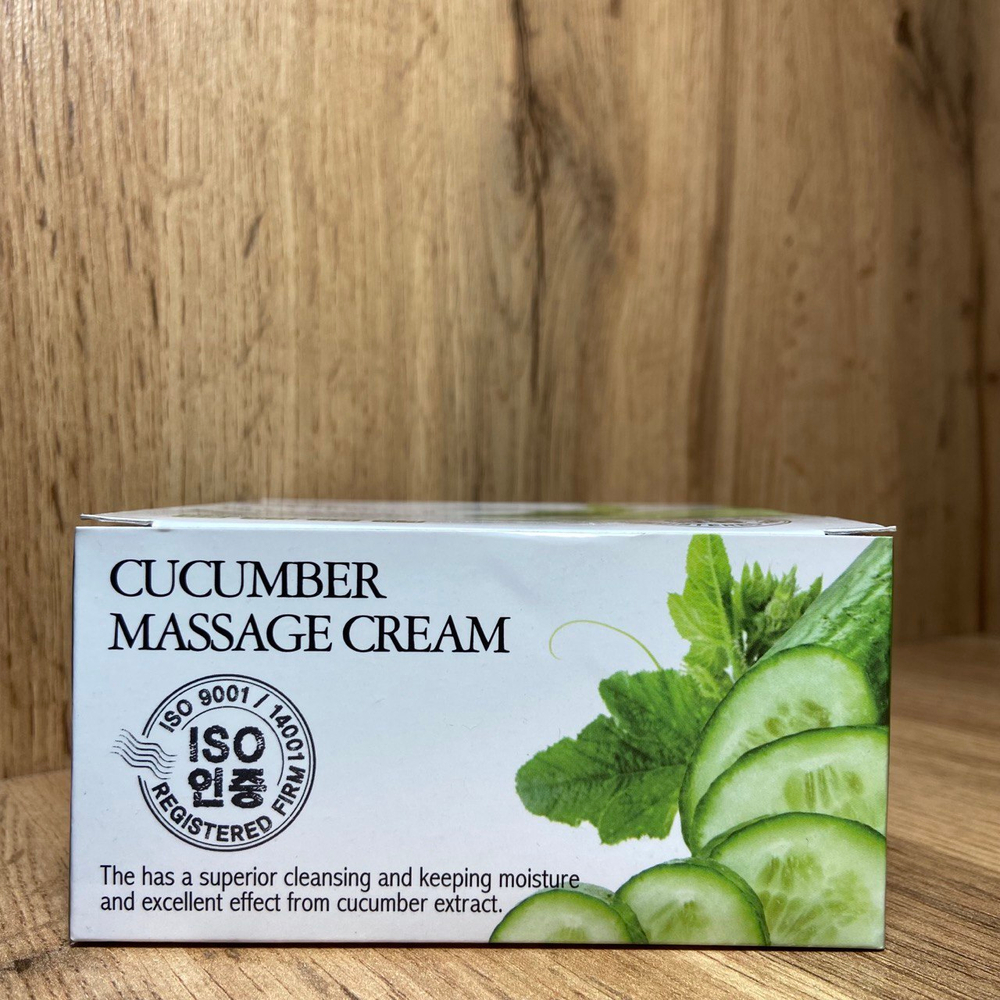 Крем для лица Ekel Cucumber Massage Cream массажный с экстрактом огурца 300 мл
