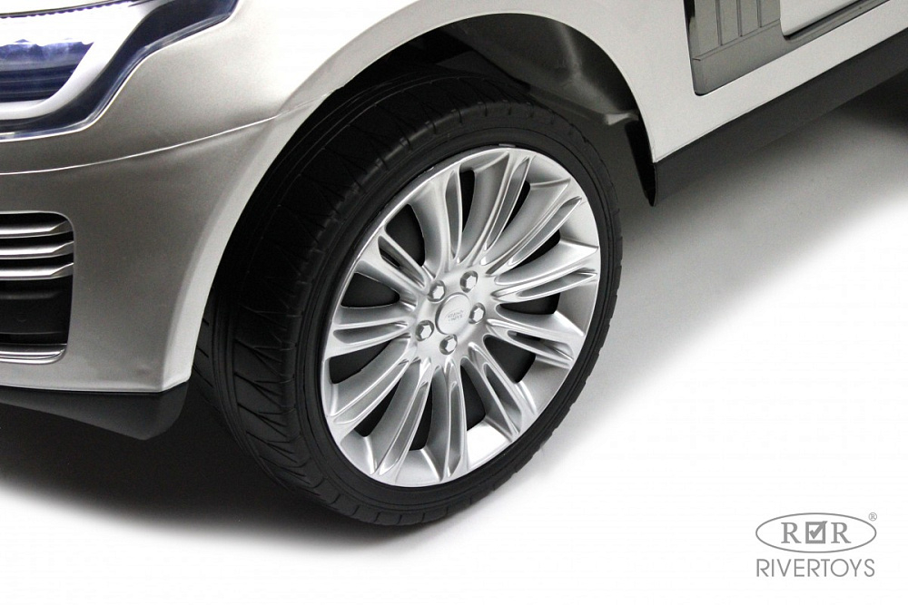 Детский электромобиль RiverToys Range Rover HSE 4WD Y222YY серый глянец