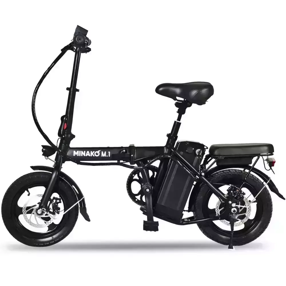 Электровелосипед Minako M1 (черный,серый)