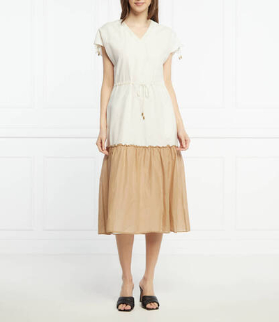 Платье Peserico - бежевый(S02143L1 0481B)