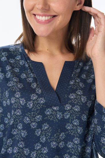 Платье женское  с регулируемой длинной рукавов Лори N0230-F59.2F01 тёмно-синее