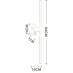 Бра Arte Lamp A2029AP-1PB