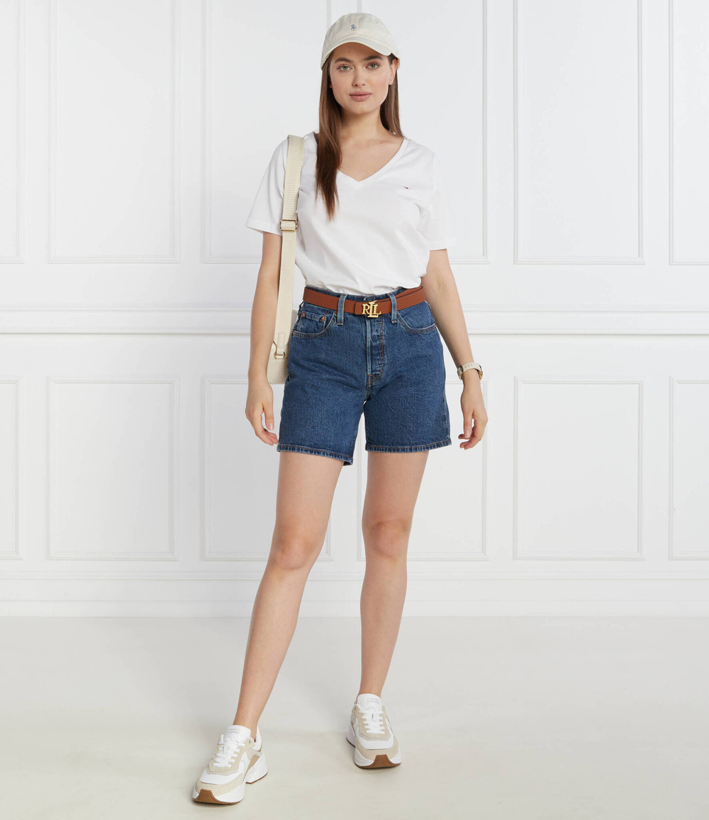 Футболка MODERN REGULAR V-NK SS Tommy Hilfiger - белый(WW0WW39781)