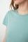 Qadın üçün qısa qol xaki köynək TWOSS20TS0133