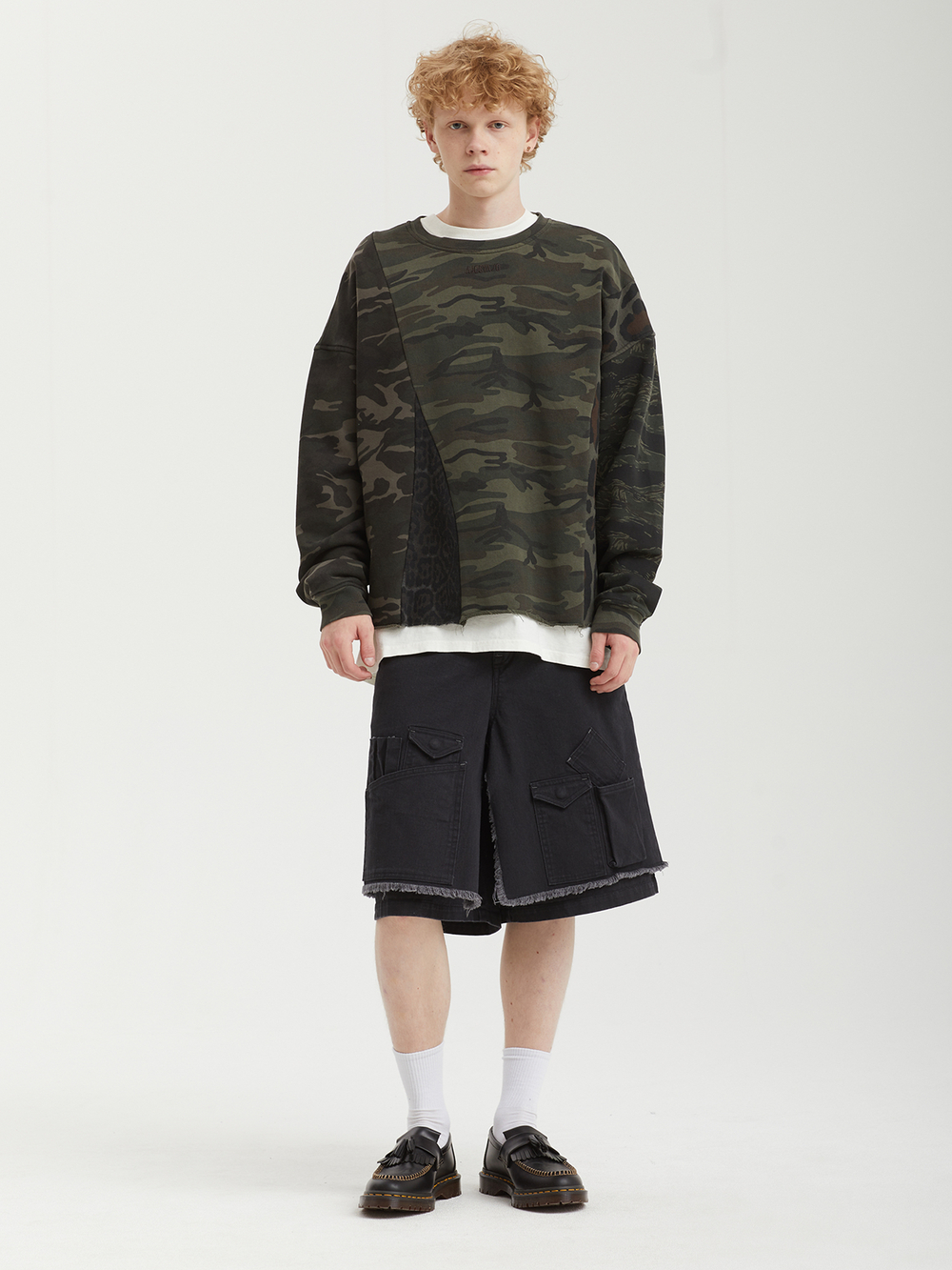 Мужская Толстовка Camouflage Leopard Mixed