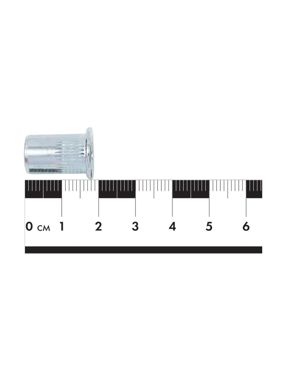 Резьбовые заклепки с насечками, стандартный бортик М8 цинк 250 шт. Gigant 123914