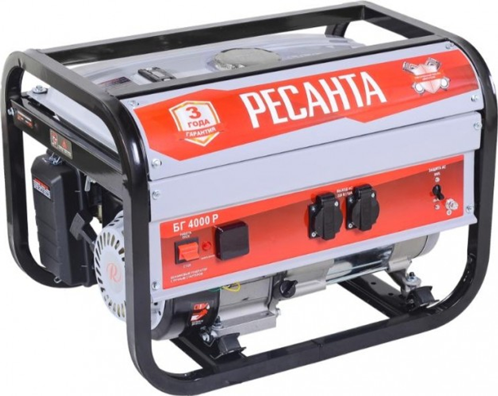 Бензогенератор Ресанта БГ 4000 Р 64/1/44
