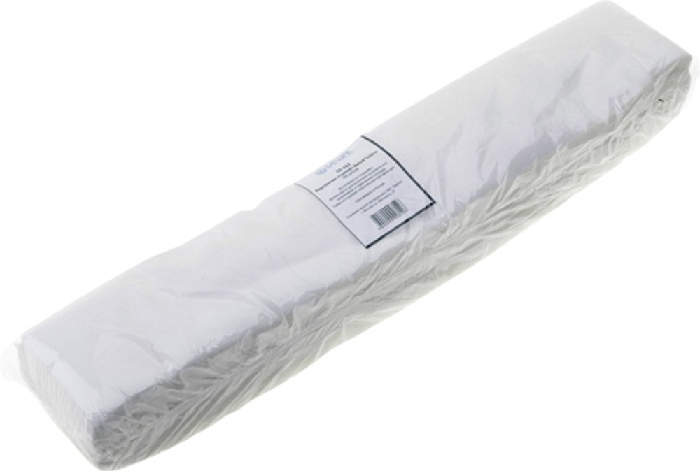 Воротнички парикмахерские White line Спанлейс 10*40 белые 100 шт пачка