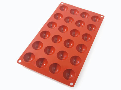 Силиконовая форма "Полусферы мини" SA0009, Silico, Россия