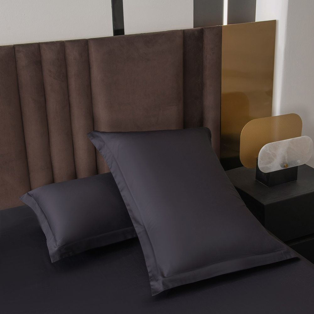 КПБ на резинке Сатин Velvet Premium с Одеялом VPR004, Евро, 4 наволочки, простынь 160*200*25