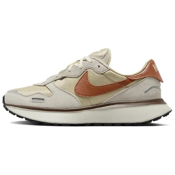 NIKE Phoenix Waffle Беговые кроссовки Низкие Золотисто-коричневые Женские