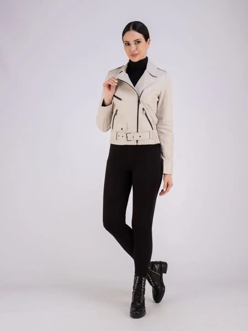 Косуха женская из натуральной кожи Турция