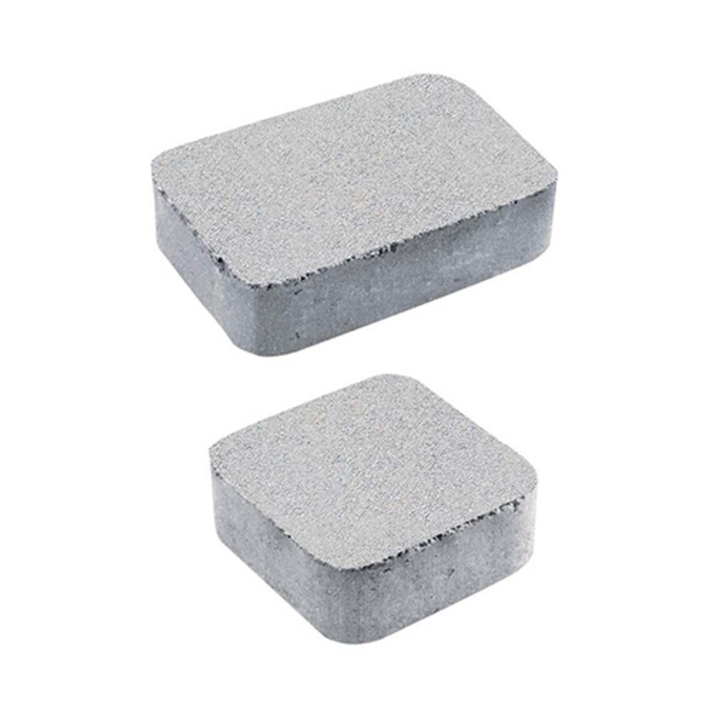 Тротуарная плитка КЛАССИКО - Стандарт Белый, комплект из 2 видов плит