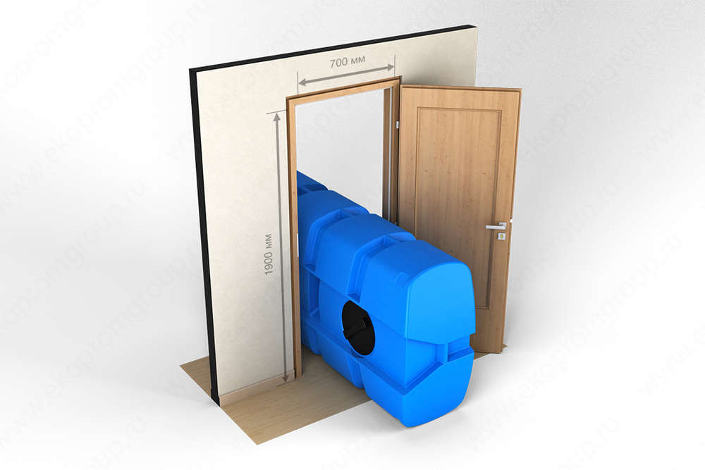 Емкость AUTO ЭкоПром 1000 л. ёмкости для перевозки (110x213x54см;синий) - арт.555634