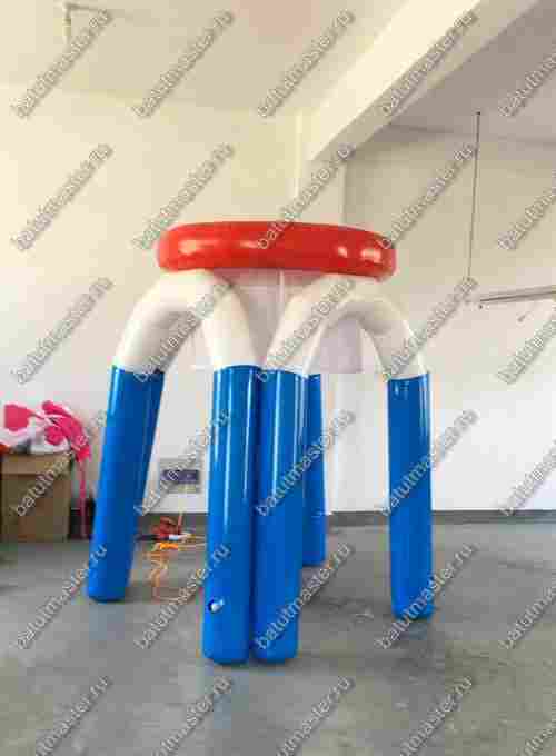 Надувная командная игра "Попади в корзину", 1,5*1,5*2 м