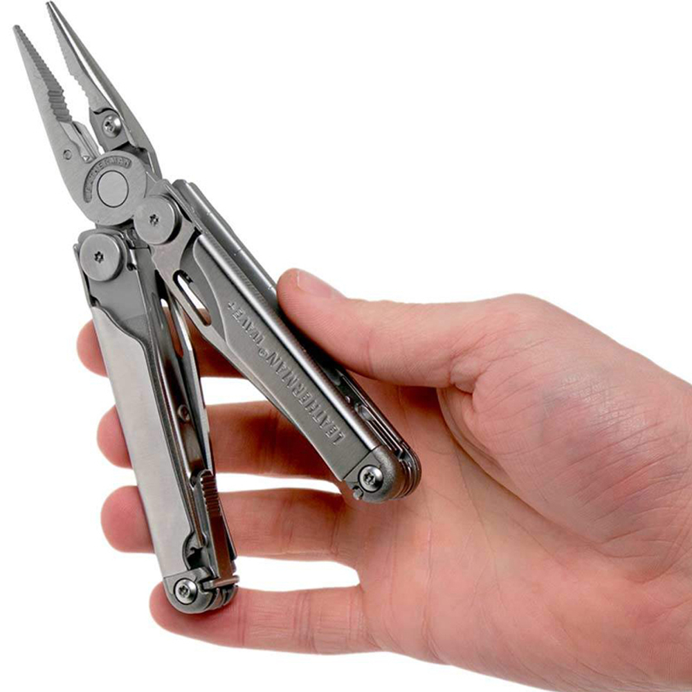 Мультитул Leatherman Wave Plus 2H, 18 функций, стальной, нейлоновый чехол