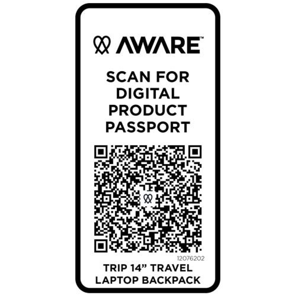 Trip 14” Aware™ рюкзак для ноутбука из переработанного материала объемом 9 л