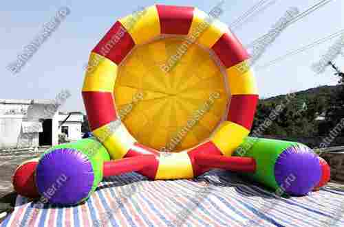 Надувной дартс «Многоцвет» на подкачке, диаметр 6 м, размер 6×2,5×5 м