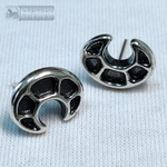 Серьги лунница гвоздики