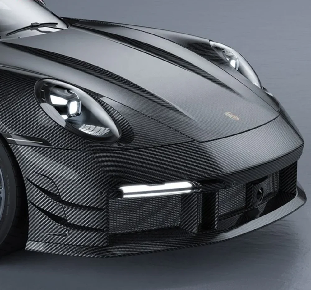 Карбоновый передний бампер для PORSCHE 911 992.1 TURBO / TURBO S 2019–2025 Порше