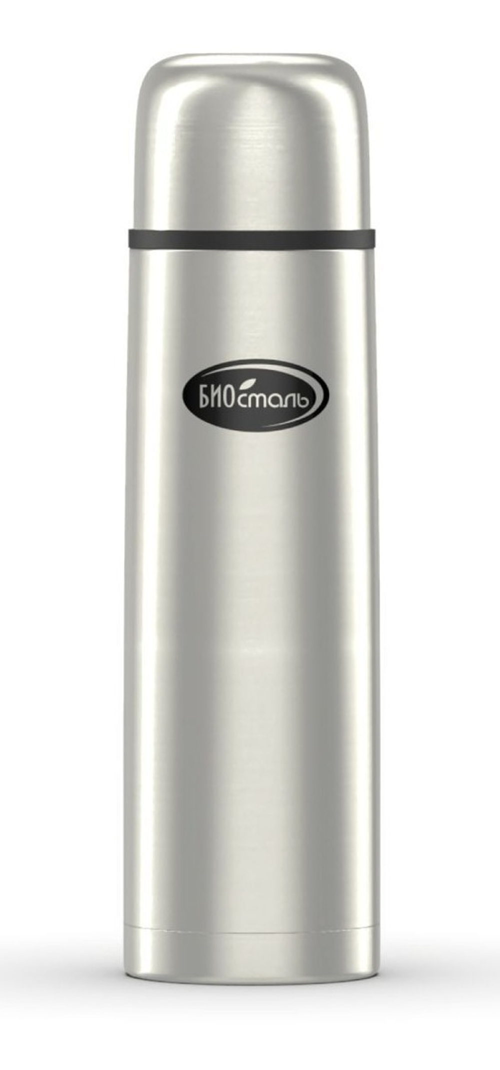 Термос Biostal (1 литр), узкое горло, пробка с кнопкой