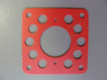 8_red фланец крепежный для октальной ламповой панели