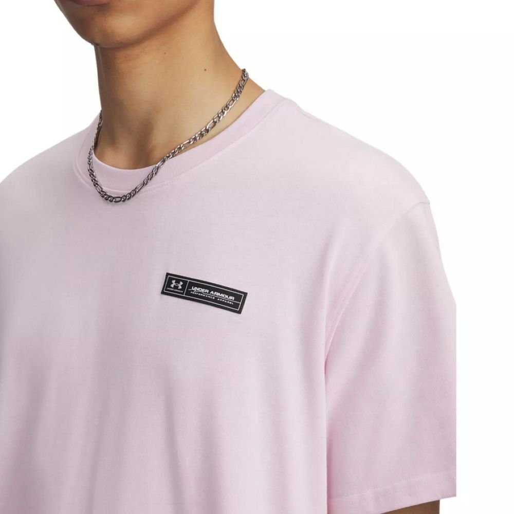 Баскетбольная футболка Under Armour Heavyweight Armour Label T-Shirt Pink